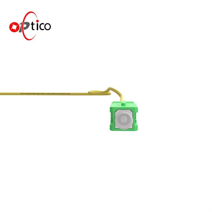 SC APC-SC APC 2M Fiber Optic Patch Cord White SC APC-SC APC 2M Fiber Optic Patch Cord White